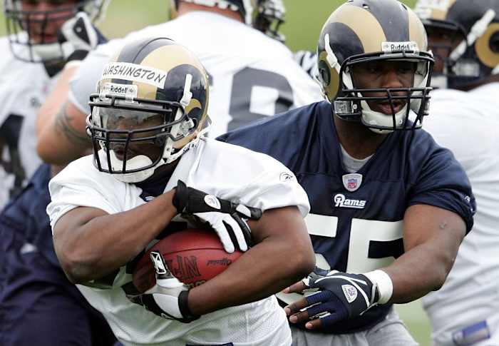 Washington earned a free-agent contract with the Rams after going undrafted out of Morehouse, where he was the school’s all-time leading rusher.